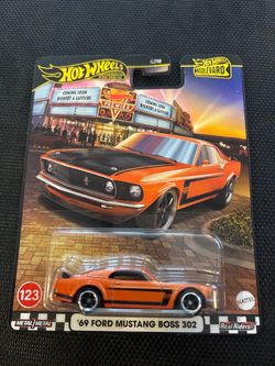Hot Wheels 2025 Premium Boulevard 1969 Ford Mustang Boss 302 #123 New