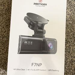 Red Tiger 4K GPS Tracking Dashcam-Brand New