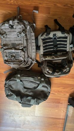 Backpacks and Duffle Bag