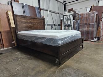 Queen bed and mattress