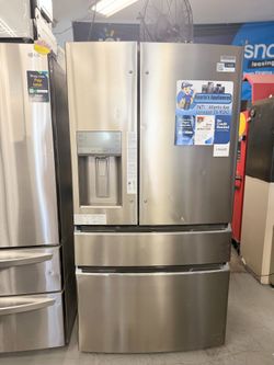 Frigidaire 26.3 Cu Ft 4-Door French Door Standard Depth Refrigerator in Smudge-Proof Stainless Steel
