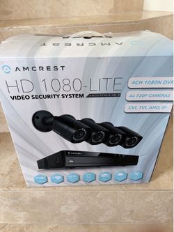 Amcrest Hd 1080p-lite 4-channel