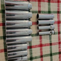 MAC TOOLS & SNAP ON METRIC SOCKET SET 8-19MM 6PT  3/8