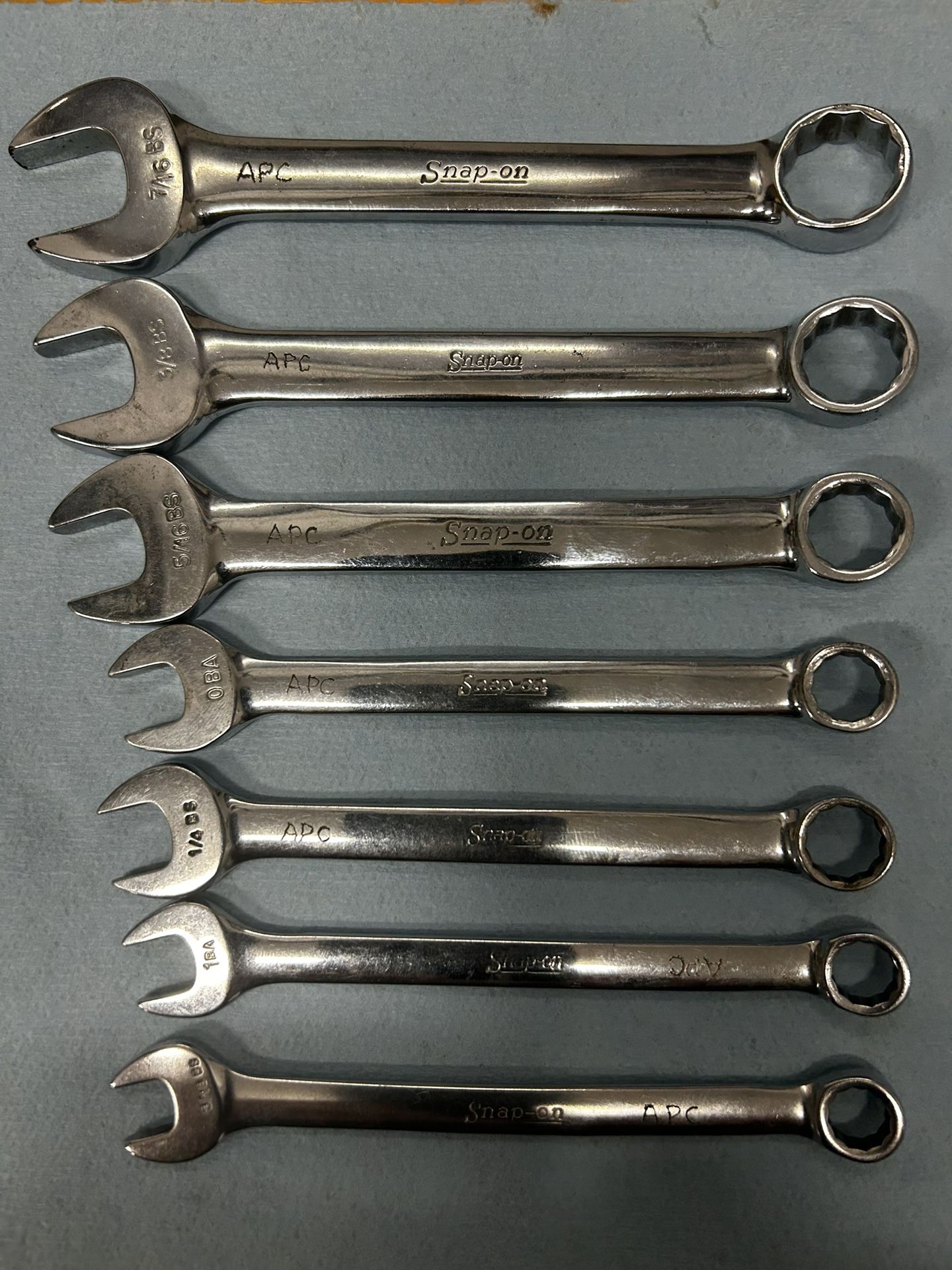 Snap On British Standard Wrench Set