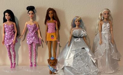Deluxe Style Barbies (Raquelle Rare Find and Millie) + extras