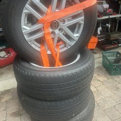 Set of 4 tires and wheels