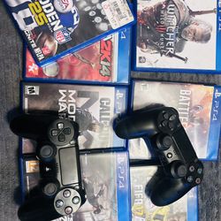 Controller And Games PS4 