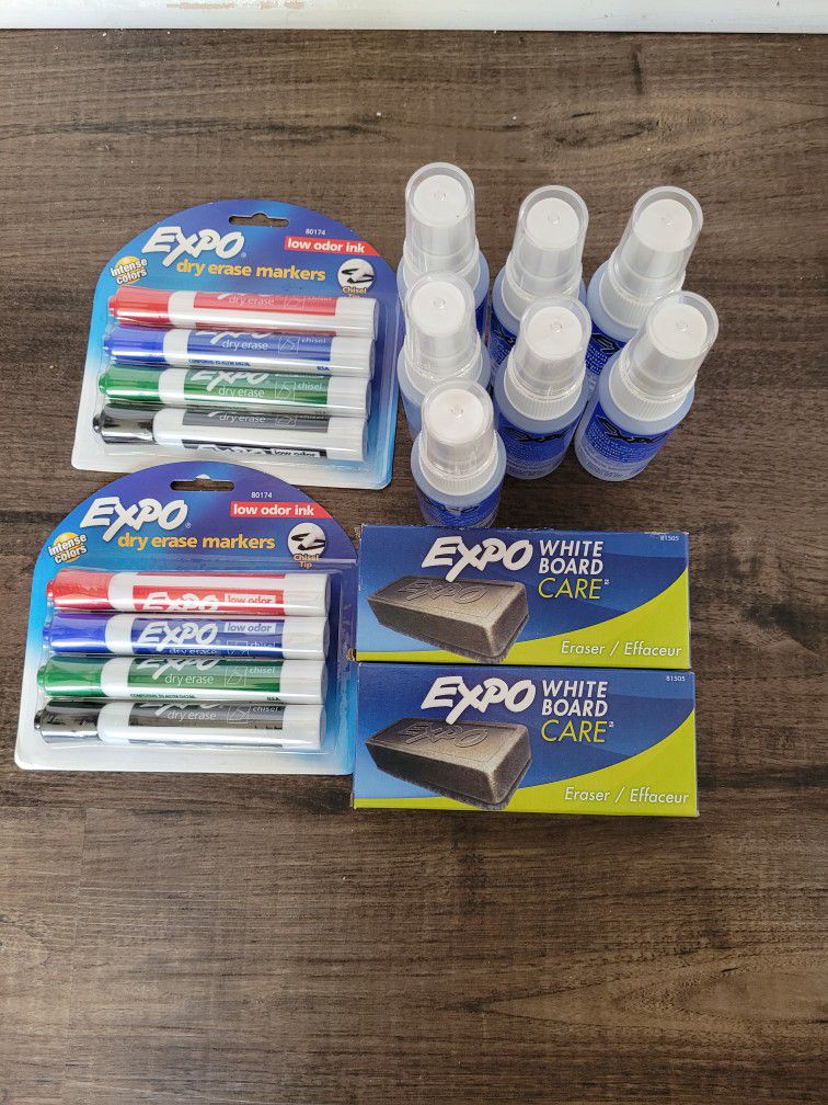 New Expo Dry Erase Board Bundle 