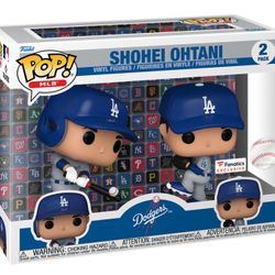 Shohei Ohtani Batting and Pitching Combo Funko Pop