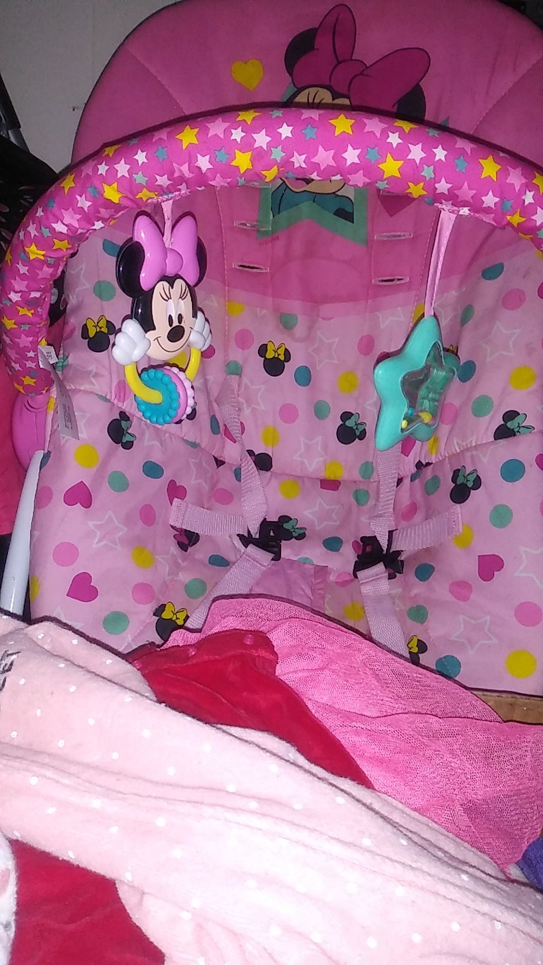 Minnie mouse baby bouncer