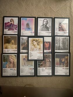 Taylor Swift album upsimple frames 8x12 picture posters - Set of 13