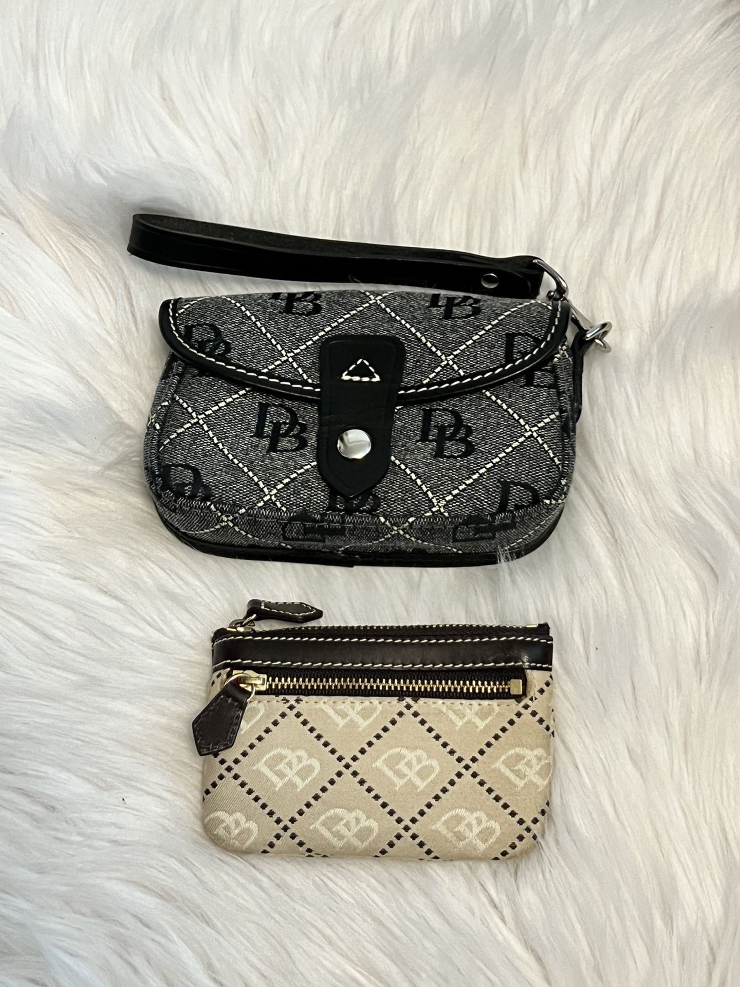 Classic Dooney & Bourke Wristlet And Wallet/Coin Purse