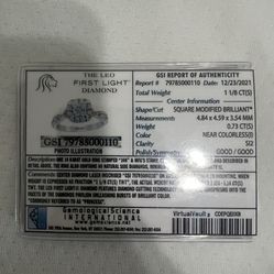 Leo Diamond Ring Size 7