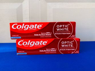 Colgate Optic White —-2 x $6