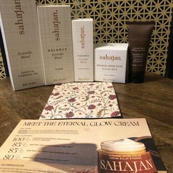 Sahajan Skincare Set Full Routine Serum Cream Toner Cleanser NEW