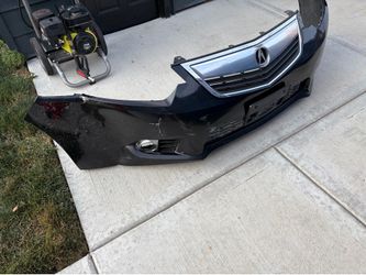 09-2014 Acura grill and damage 09-14 bumper