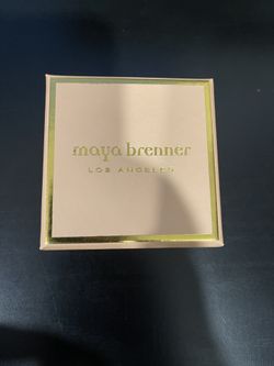 maya brenner los angeles LA rose gold necklace