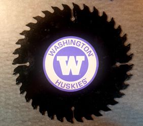 Washington Huskies Decorative Saw Blade