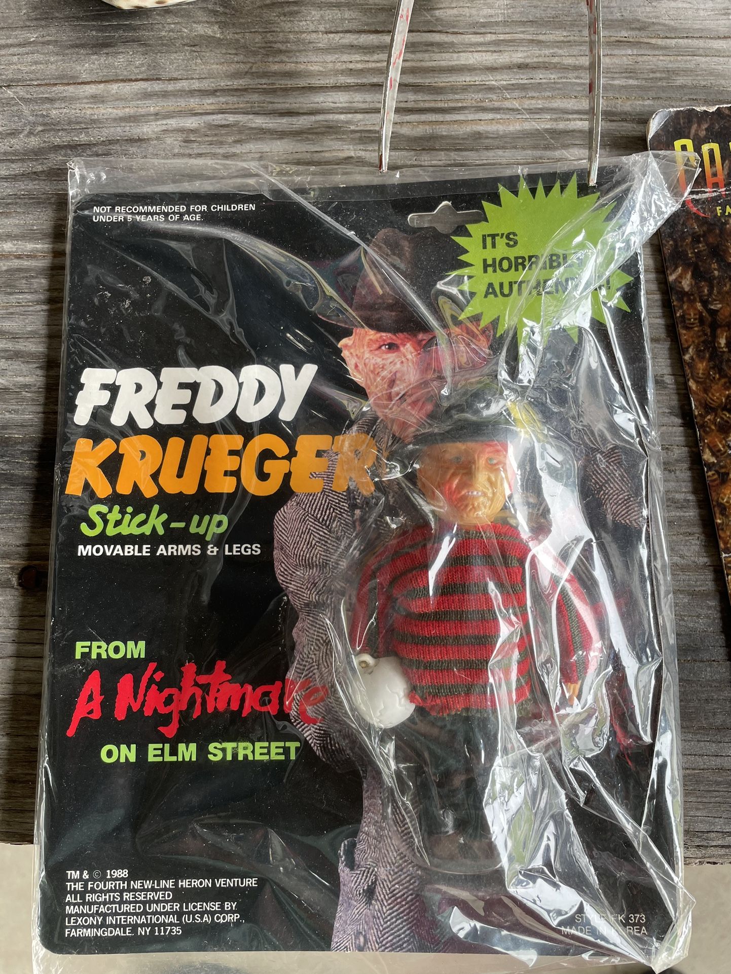 Very Rare Authentic 1988 (Freddy Krueger) Figure