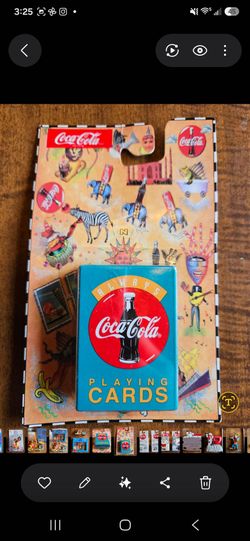 Coca Cola Miniature Playing Cards