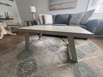 Coffee table and 2 end tables beach vibes