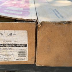 2 boxes, Senco 1 1/2, 16 gauge, galvanized staples, 10000 each box