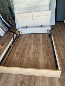 Queen headboard and frame
