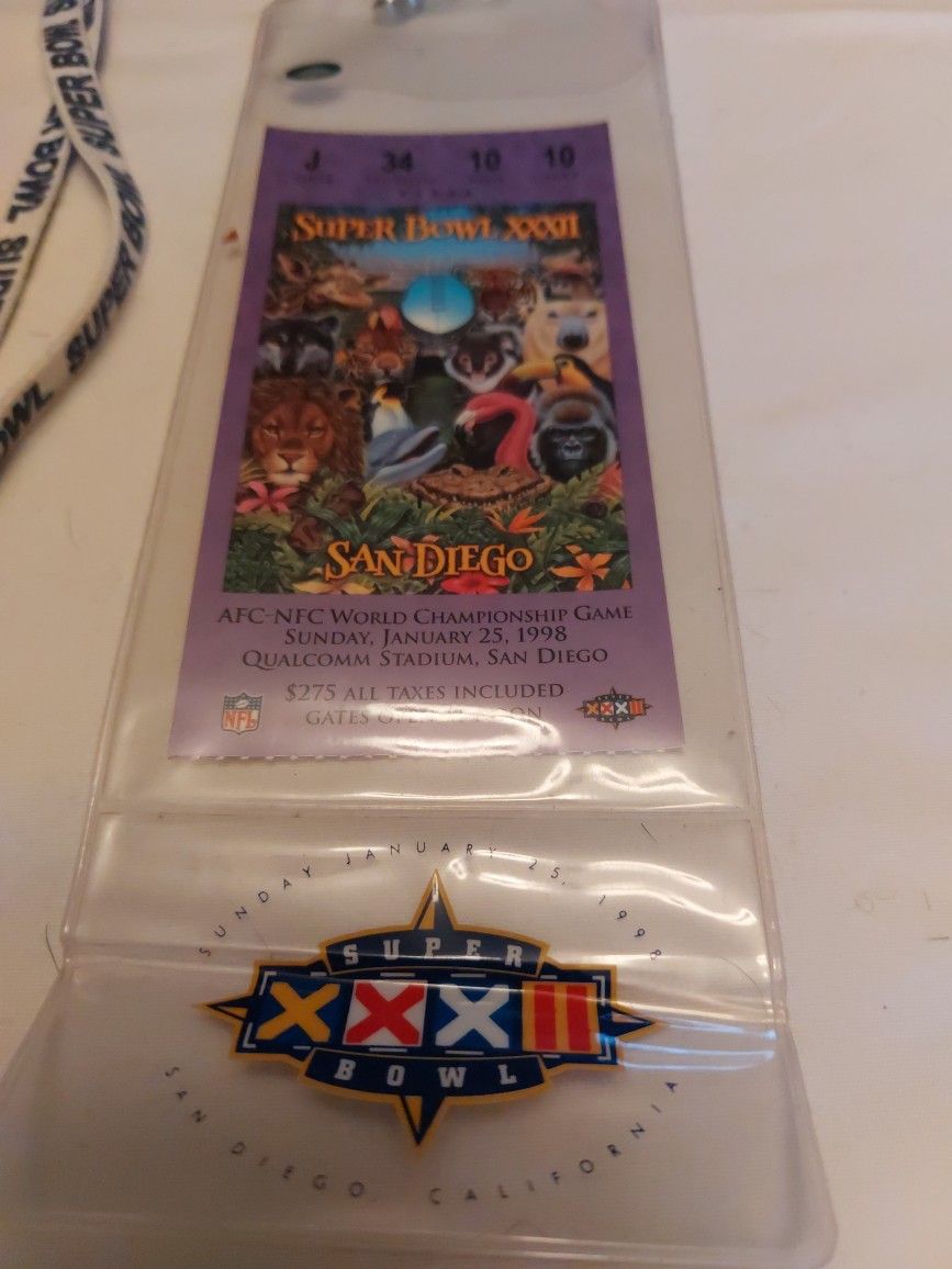 Superbowl XXXII Ticket