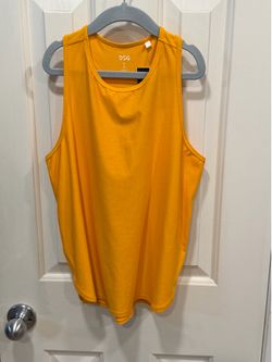 Girls DSG Active Tank Top in Bright Mustard L 14 NWT