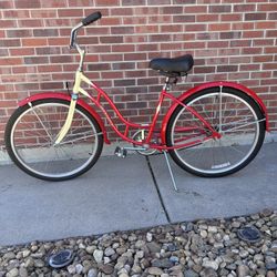 Schwinn Women's Beach Cruiser 26" wheels, Red