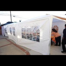 10x20 New Enclosed Window Removable Side Walls Or Open  Stabilizer Material Weatherproof Strong 
150 each....2 for 300
 Huge Long Lasting 