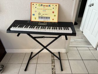 Casio Electronic Keyboard With Stand And Basic Training Program