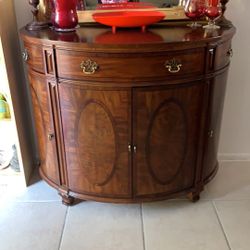 Beautiful Entry Hall Cabinet Solid Wood Like New