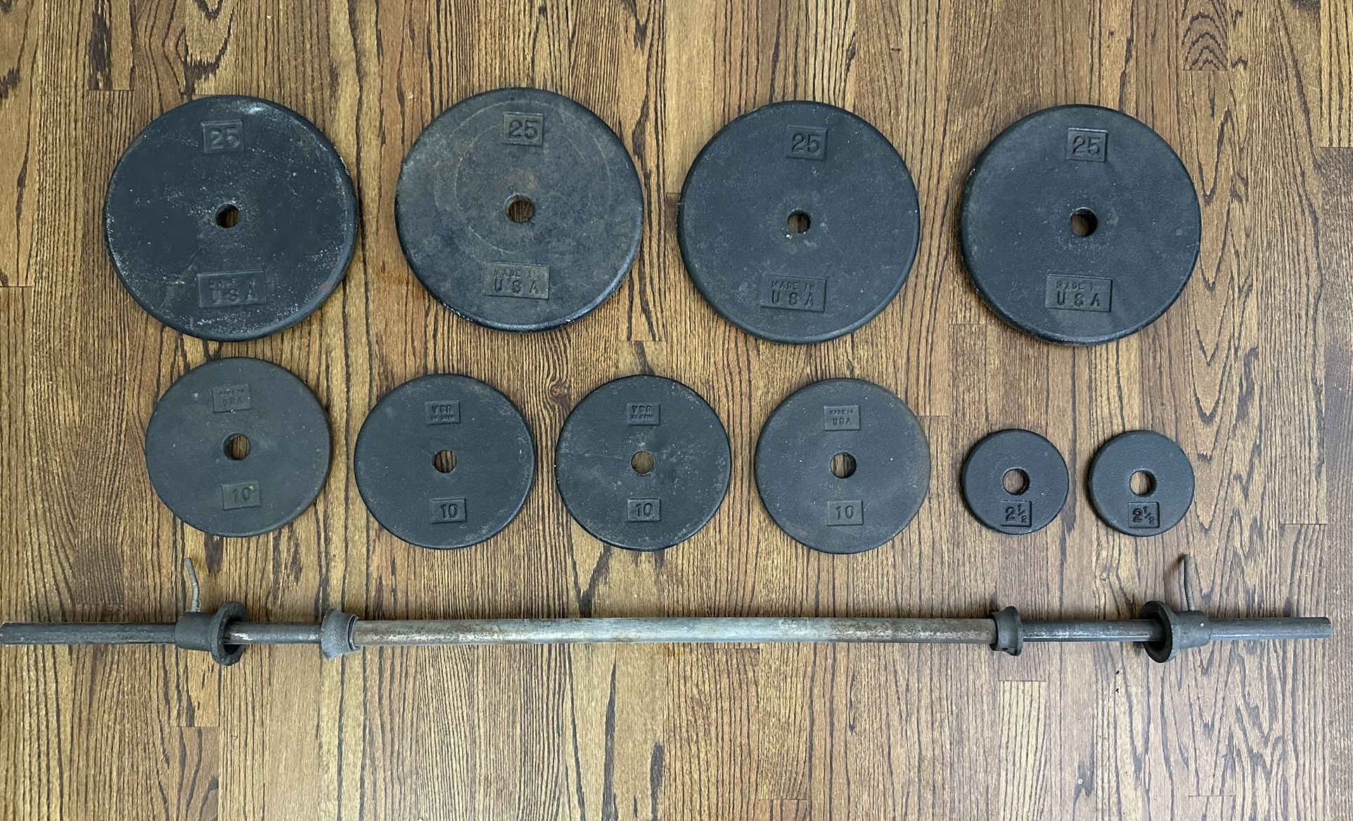 Barbell with Weight Set