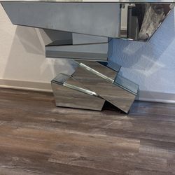 Modern Glass Console Table 