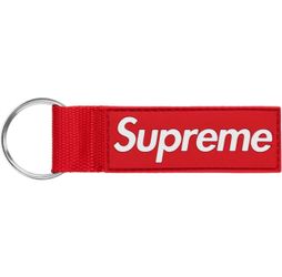 Supreme Webbing Keychain Red SS23 Brand New Sealed
