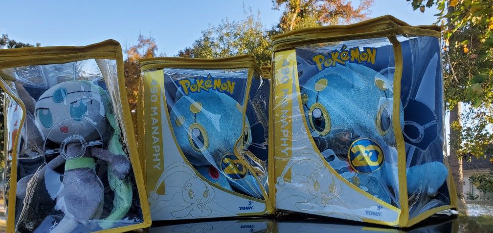 Meloetta & Manaphy plush starting @ $25
