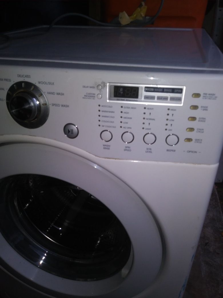 Front loading washer