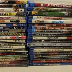 $5 BLU RAYS. $5 EACH OR TRADE FOR A MOVIE TITLE I DO NOT ALREADY OWN. BLU RAY  ONLY NO DIGITAL .