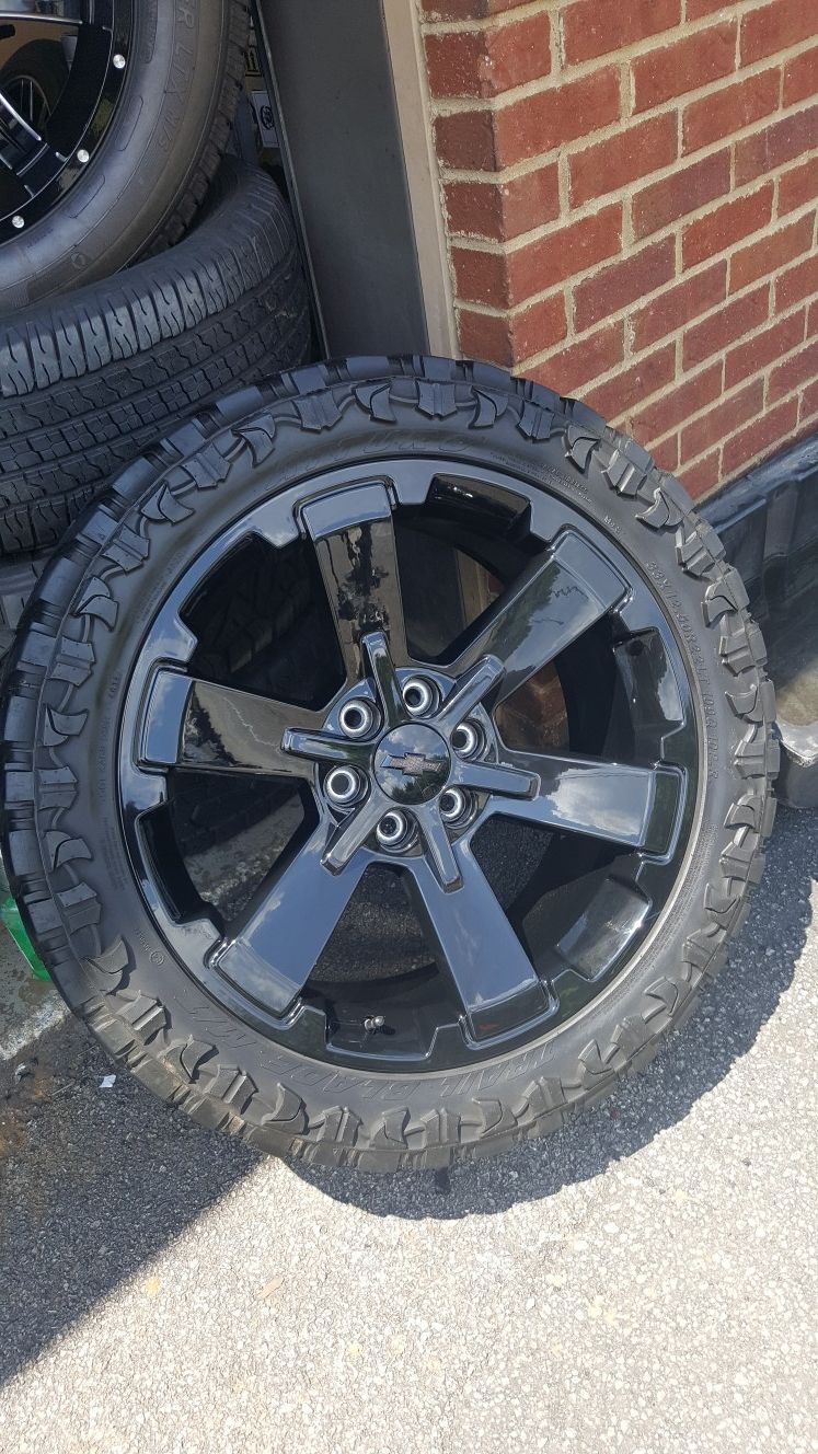Rines 22" con llantas para Chevrolet GMC