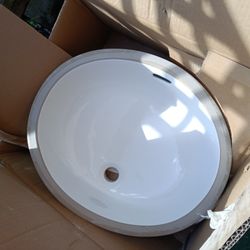 Seasons 19.75 In. Undermount Oval Vitreous China Bathroom Sink, White, ADA