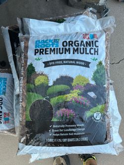 Back to the Roots Organic Value 1 cu. ft. Brown Bark Bulk Mulch Premium Moisture Control Blend with Organic Fertilizer