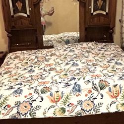 King Size Real Wood Bedroom Set