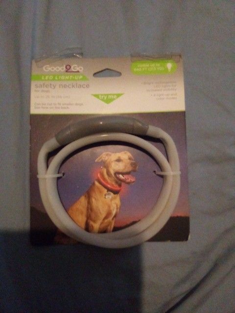 Good2Go LED LIGHT-UP safety Necklace For Dogs