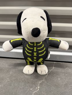 Halloween Snoopy Animatronic Plush – Peanuts Skeleton Costume