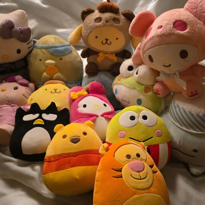 Plushie (Halloween Hello Kitty, My Melody, Cinnamoroll, Pompompurin, Squishmallow)