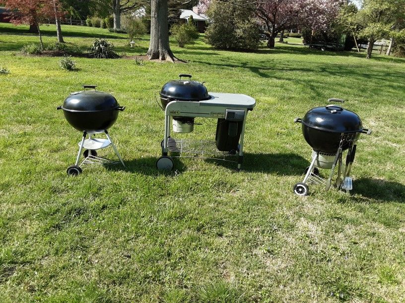 3 Weber Grills Kettle  22 ... 3 Styles Charcole Grill