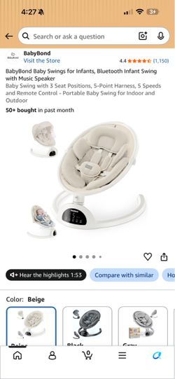 Baby swing