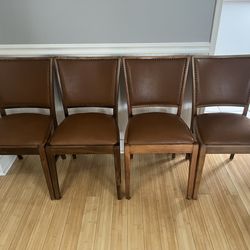 Vintage Mid Century Stoelcker Stühle 7637 Leather Dining Chairs – German (4)