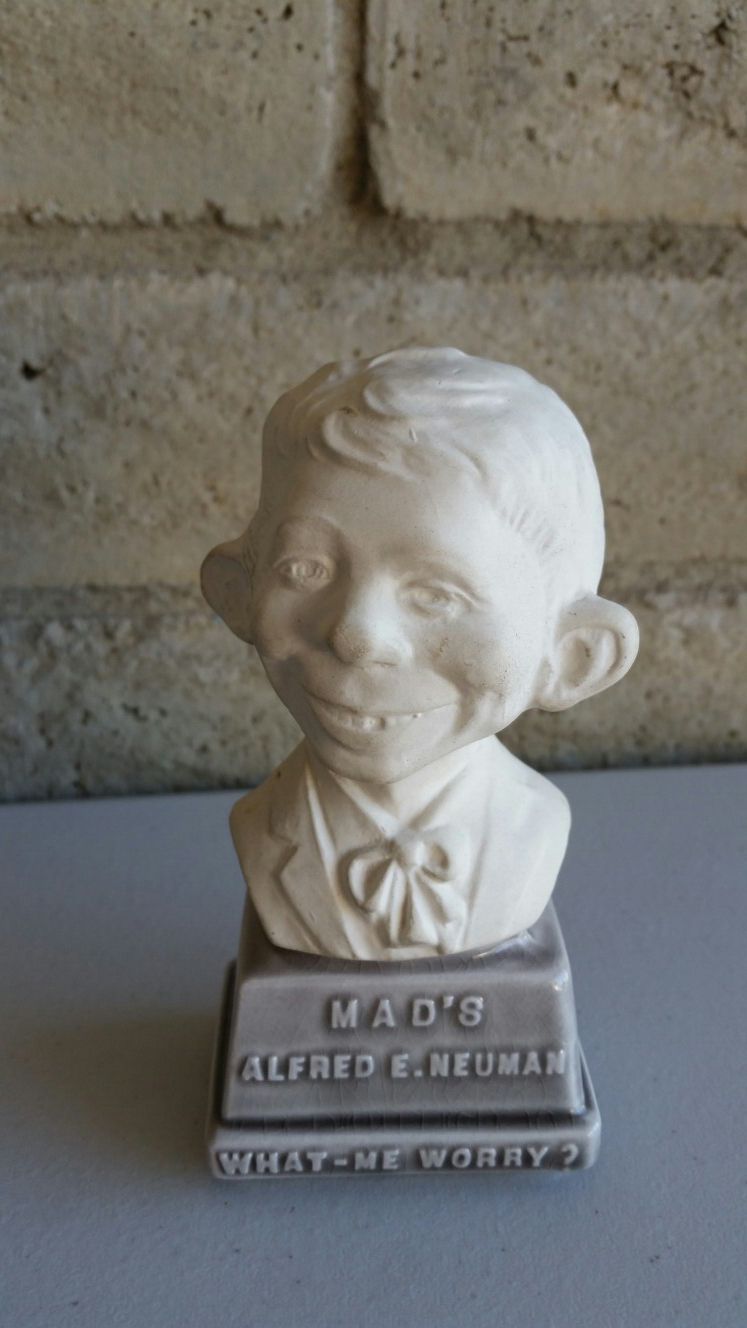 Mad Magazine Vintage Ceramic Statue